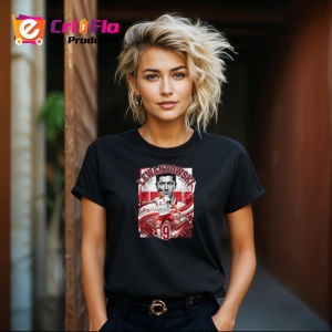 Tricou Robert Lewandowski Polonia Atacant Barca Fotbal, din bumbac 100%, tricou negru Copii | Dama | Barbat - Img 8