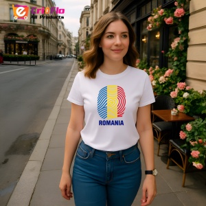 Tricou Romania amprenta tricolor |Colectia Tricouri Romania - Img 4