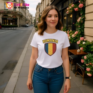 Tricou Romania scut tricolor |Colectia Tricouri Romania - Img 4