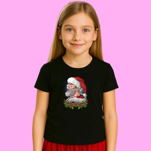 Tricou Santa Bearded Portrait, din bumbac 100% Copii | Dama | Barbat