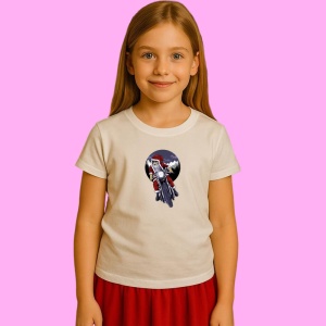 Tricou Santa On Motorcycle, din bumbac 100% Copii | Dama | Barbat - Img 3