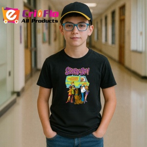Tricou Scooby doo mistere rezolvate de prieteni si un caine vorbitor, Copii | Dama | Barbat , tricou negru - Img 5