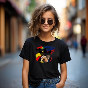 Tricou Scrat Eat Happy Tricou Negru - Copii | Dama | Barbat