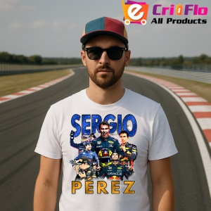 Tricou Sergio Perez Colaj Pilot Red Bull Echipa Formula 1, Copii | Dama | Barbat - Img 5