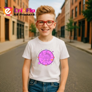 Tricou Simbol Geometric Roz Abstract Esoteric, Copii | Dama | Barbat - Img 8
