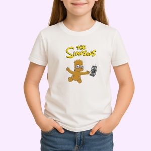 Tricou simpson bart ca bebelus parodie dupa coperta nevermind, Copii | Dama | Barbat - Img 3