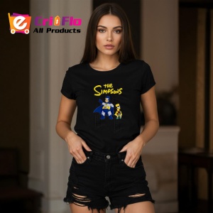 Tricou Simpson homer si bart costumati ca supereroi gata de actiune, Copii | Dama | Barbat , tricou negru - Img 7