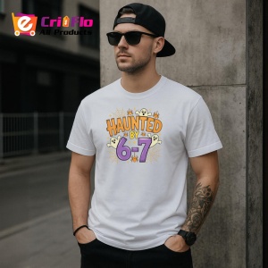 Tricou SIX SEVEN 67 Bantuit Halloween, din bumbac 100%, tricou alb, Copii | Dama | Barbat - Img 2