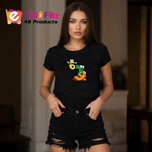 Tricou SIX SEVEN 67 Funny Numbers Interaction, din bumbac 100%, tricou negru, Copii | Dama | Barbat - Img 3