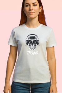 Tricou Skull DJ Casti Stil Hardcore, Copii | Dama | Barbat