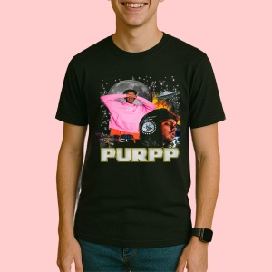 Tricou Smokepurpp - Dual Portrait, muzica Nu Metal, Dama | Barbat | Copii, Culoare Negru