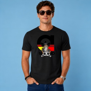 Tricou Snoop Dogg Black White Logo Rap Legend Street Fashion, din bumbac 100%, tricou negru, Copii | Dama | Barbat - Img 2