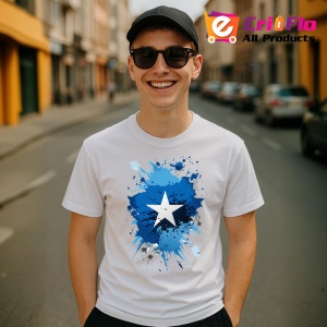 Tricou Somalia Steag Splash Art, Copii | Dama | Barbat - Img 6