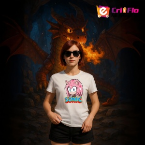 Tricou Sonic Amy - Inimi si Curaj Copii | Dama | Barbat - Img 12