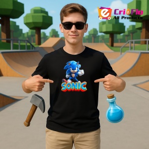 Tricou Sonic - Gheata Exploziva Copii | Dama | Barbat - Img 10