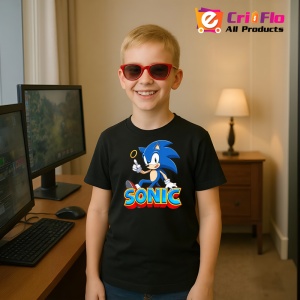 Tricou Sonic - Inelele Destinului Copii | Dama | Barbat - Img 5