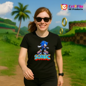 Tricou Sonic - Patine Turbo Copii | Dama | Barbat - Img 12