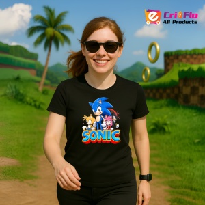 Tricou Sonic si prietenii - Forta Combinata Copii | Dama | Barbat - Img 12