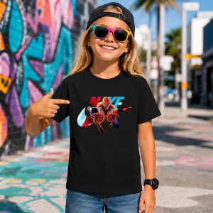Tricou Spiderman Crawling Urban Paint Splash Red Blue Hero Art, din bumbac 100%, tricou negru, Copii | Dama | Barbat - Img 7