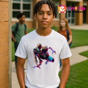 Tricou Spiderman in stil graffiti portret artistic Copii | Dama | Barbat