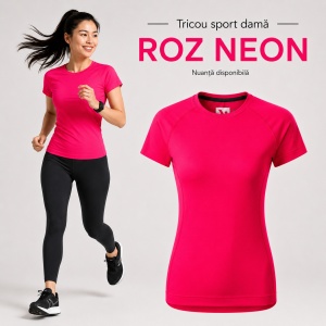Tricou sport damă Malfini Destiny 176, extra dry, slim fit, 95% micro poliester, XS–2XL, 10 culori - Img 12