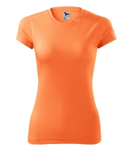 Tricou sport pentru dama de culoare neon mandarine