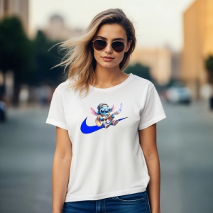 Tricou Stitch Music Tricou Alb - Copii | Dama | Barbat - Img 8