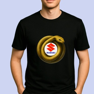 Tricou Suzuki Sarpe Galben Asteptand Sa Atace | Unisex Dama si Barbat