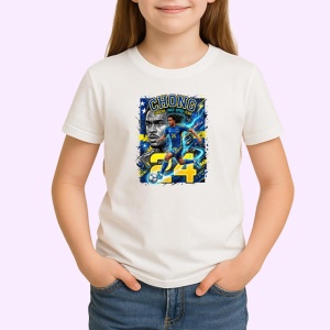 Tricou Tahith Chong Curacao Mijlocas Fotbal, din bumbac 100% , tricou alb pentru Copii | Dama | Barbat