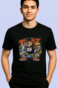 Tricou Taz Rebel Spirit, stil urban cu skateboard si bautura energizanta Copii | Dama | Barbat Barbat - Img 6