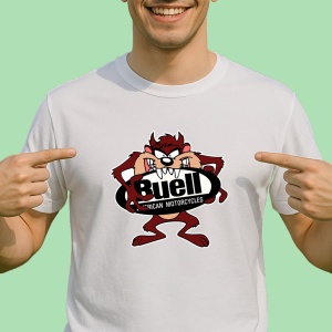 Tricou Tazz Cu Logo Buell | Unisex Dama si Barbat