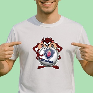 Tricou Tazz Cu Logo Scania | Unisex Dama si Barbat