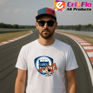 Tricou Tazz Vartej Cu Logo Lancia 2 | Unisex Dama si Barbat - Img 2
