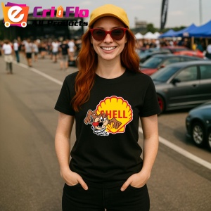 Tricou Tazz Vartej Cu Logo Shell | Unisex Dama si Barbat - Img 2