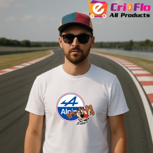 Tricou Tazz Vartej Cu Logoalpine | Unisex Dama si Barbat - Img 2