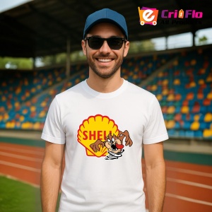 Tricou Tazz Vartej Cu Logoshell | Unisex Dama si Barbat - Img 3