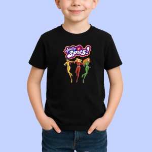 Tricou Totally spies agente secrete adolescente in misiuni periculoase, Copii | Dama | Barbat , tricou negru - Img 2