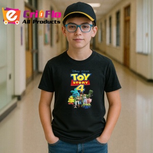 Tricou Toy story 4 jucariile prind viata si traiesc aventuri emotionante, Copii | Dama | Barbat , tricou negru - Img 6