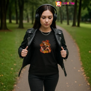 Tricou Travis Scott - Cactus Jack Flames, muzica Alternative / Electropop / Rap Rock, Dama | Barbat | Copii, Culoare Negru - Img 14