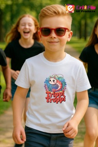 Tricou Trippi Troppi Bootleg Shrimp Cat ** Tralalero Tralala Copii | Dama | Barbat - Img 5