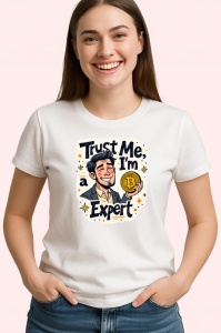 Tricou trust me im an expert crypto, ai incredere sunt expert in crypto, Copii | Dama | Barbat - Img 4