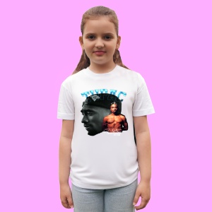 Tricou Tupac classic B&W profile, muzica Pop Rock, Dama | Barbat | Copii - Img 3