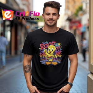 Tricou Tweety urban cu skateboard si hanorac galben Copii | Dama | Barbat Barbat - Img 17