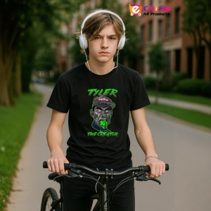 Tricou Tyler, The Creator - Green Drip, muzica Hip-Hop / Pop / Rock, Dama | Barbat | Copii, Culoare Negru - Img 10