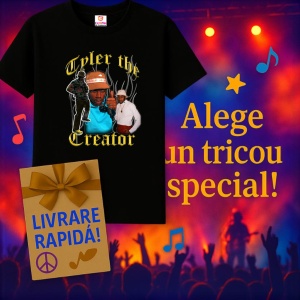 Tricou Tyler The Creator, muzica Hip-Hop / Trap, Dama | Barbat | Copii, Culoare Negru - Img 7