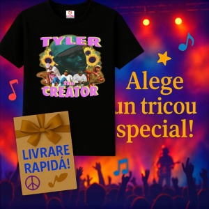 Tricou Tyler, The Creator v1, muzica Hip-Hop / Rap, Dama | Barbat | Copii, Culoare Negru - Img 11