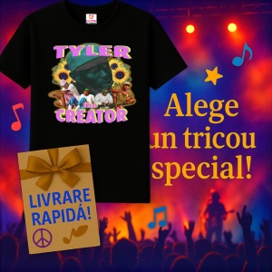 Tricou Tyler, The Creator v1, muzica Hip-Hop / Rap, Dama | Barbat | Copii, Culoare Negru - Img 15