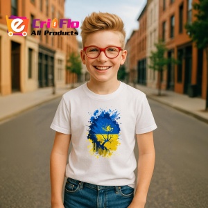 Tricou Ukraine Steag Splash Art, Copii | Dama | Barbat - Img 7