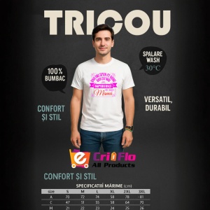 Tricou uni imi spun pe nume dar cei mai importanti imi spun mama mesaj 2, Copii | Dama | Barbat - Img 5