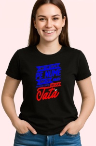 Tricou unii imi spun pe nume dar cei mai importanti imi spun tata, Copii | Dama | Barbat , tricou negru - Img 2